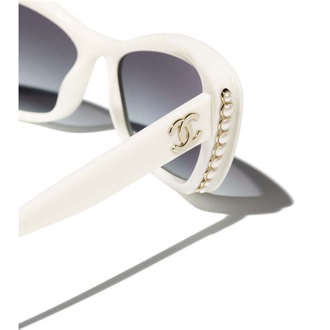 chanel pearl sunglasses|chanel sunglasses with clear sides.